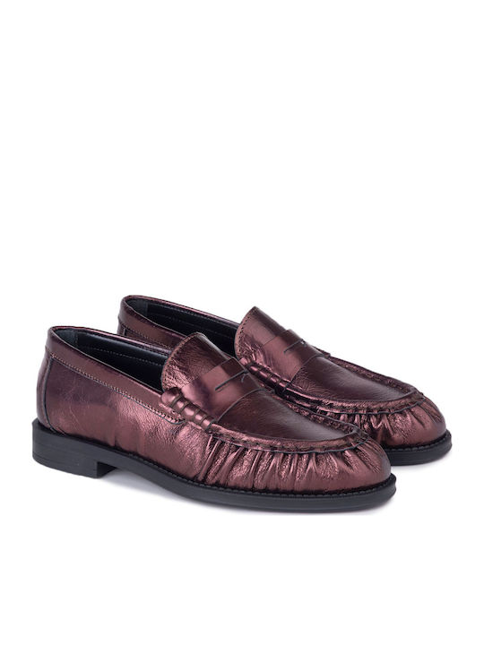 Damen Mokassins in Rot Farbe