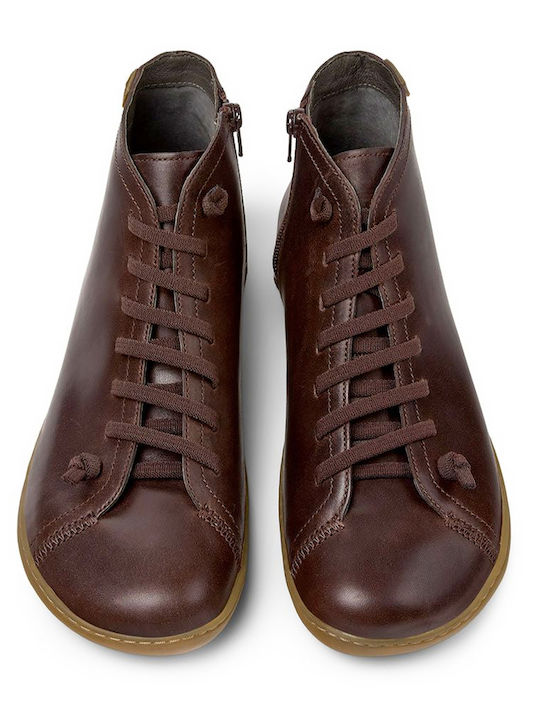 Peu Cami Leather Brown Men's Boots Anatomical