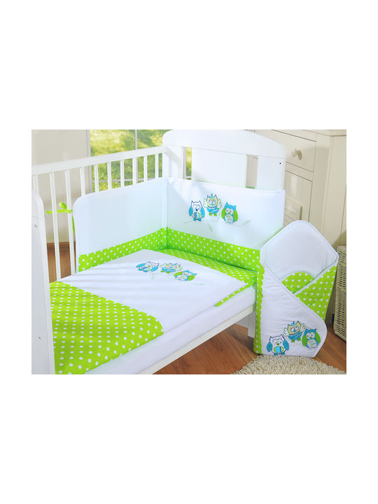 My Sweet Baby Σετ Παιδική Παπλωματοθήκη Μονή Green, Turquoise
