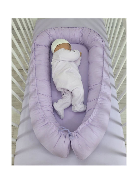 My Sweet Baby Pernă pentru bebeluși în formă de cuib violet