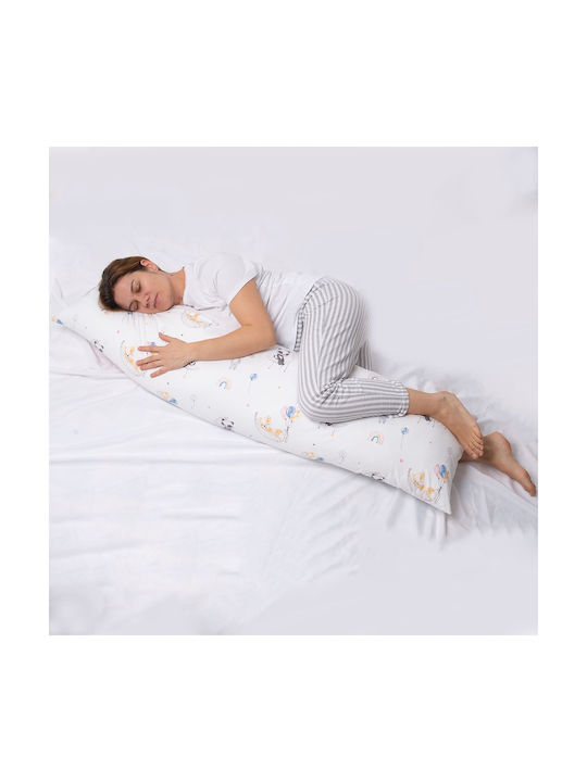 Kidizi Husă pentru pernă pentru bebeluși Alb 45x145buc