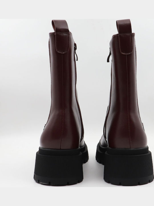Women's Chelsea Boots Burgundy