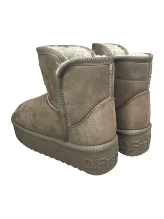 Nordic V.2 Women's Ankle Boots Brown DFGH371004 Taupe
