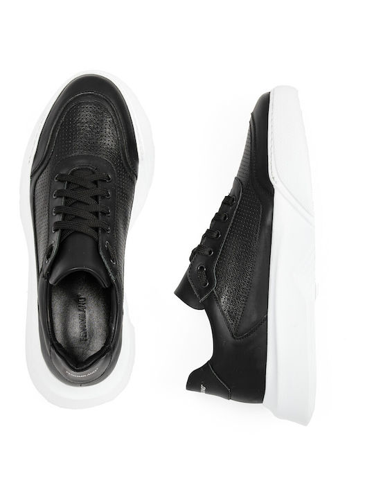 Ανδρικά Flatforms Sneakers Μαύρα