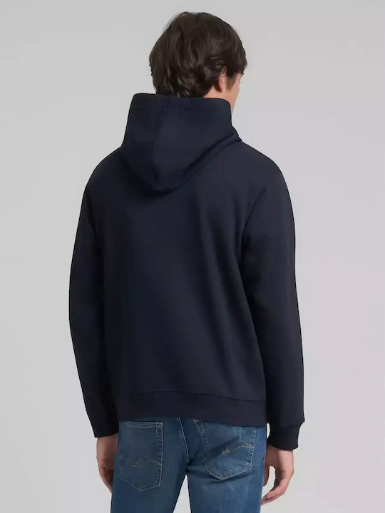 Sweatshirt with Hood Dark Blue