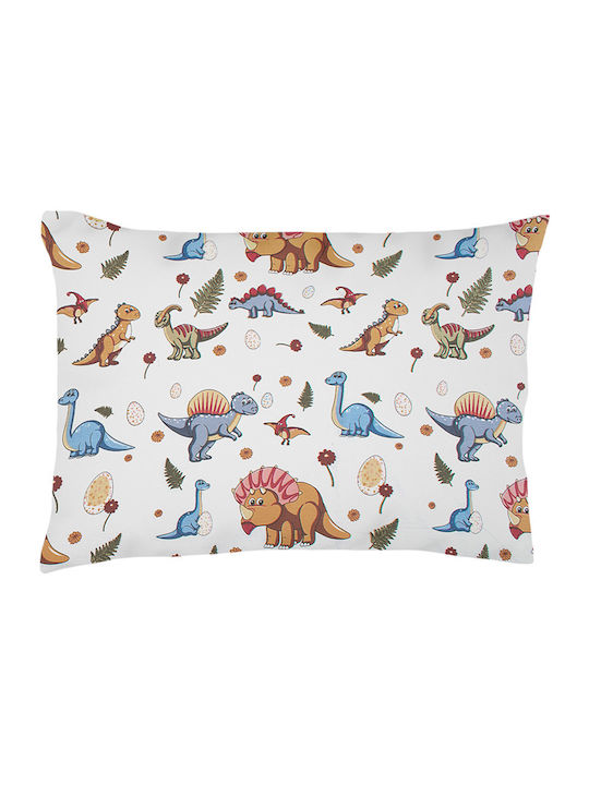 Dimcol Baby Pillowcase White-Blue 35x45cm