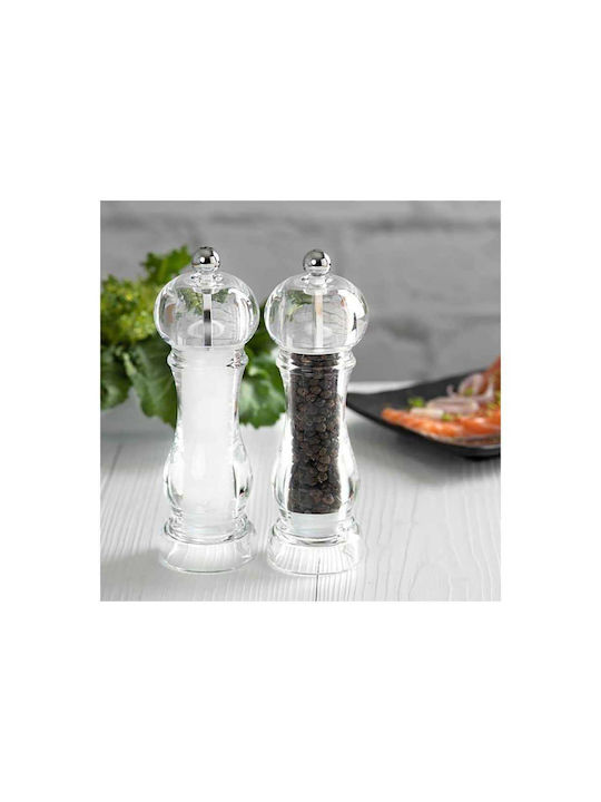 Bisetti Capri Χειροκίνητος Μύλος Αλατιού Πλαστικός 16.5cm