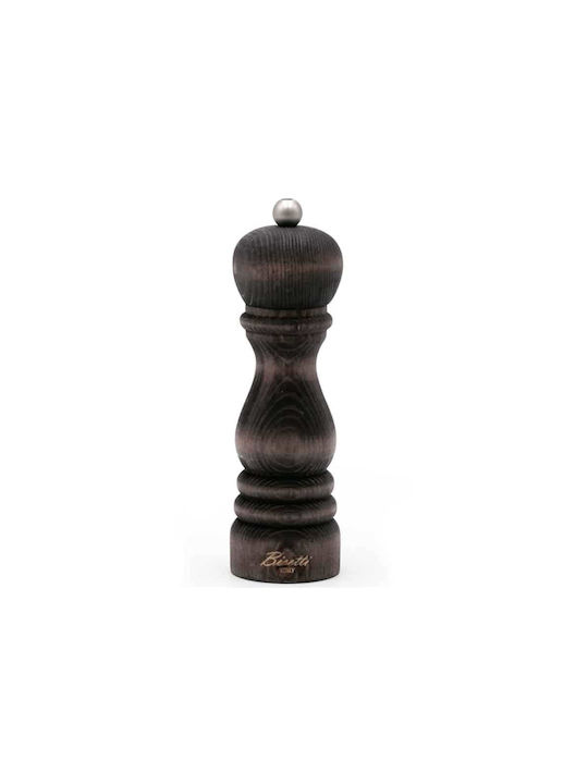 Bisetti Vintage Manual Set Spice Mills made of Wood in Brown Color 19cm 1pcs