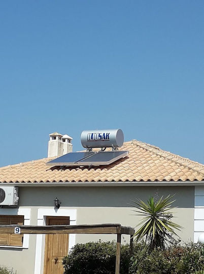 Tiled Roof Stand for Solar Water Heater Two Collectors Height 1.5m to 2m