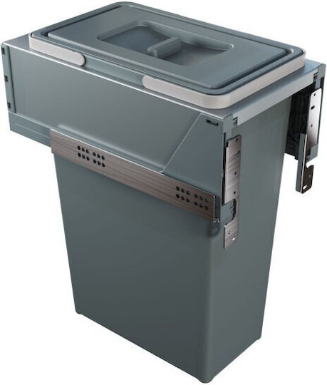 Elletipi Grey Recycling Bin 45lt