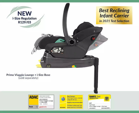 Peg Perego Primo Viaggio Lounge Καθισματάκι Αυτοκινήτου i-Size με Isofix Astral 0-13 kg