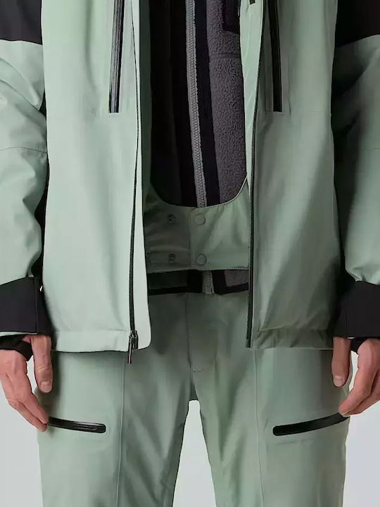 Winter Jacket Waterproof and Windproof Slate Moss/tnf Black
