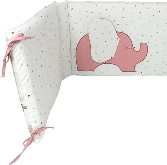 Baby Star Crib Bumpers Classic Inside Gray 40x200cm