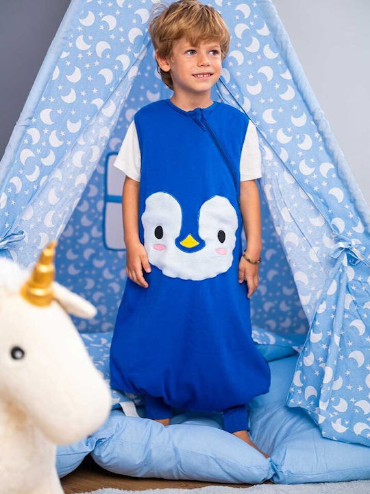 Baby Bliss Зима Спален чувал с крачета 2.5 Тог Penguin Blue
