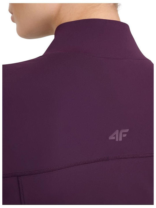 Functional Damen Sweatshirtjacke Lila