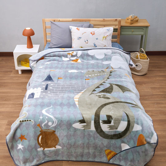 Kentia Κουβέρτα Dragon 220x160εκ.