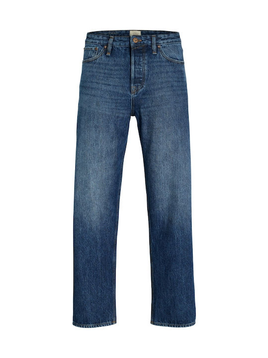 Men's Jeans Pants with Loose Fit Blue