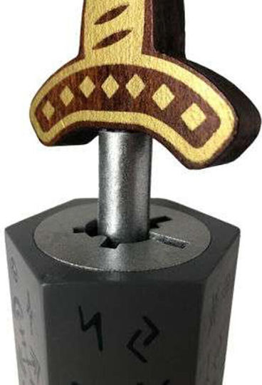 Project Genius Brainteaser - True Genius Sword in Stone Γρίφος από Ξύλο για 14+ Ετών TG416