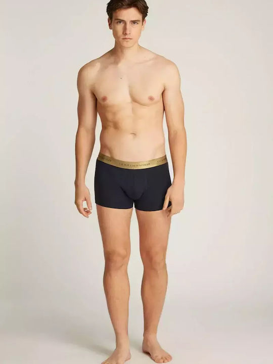 Herren Boxershorts Black, Gold 3Packung