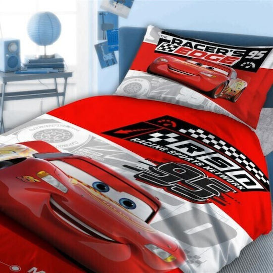 Disney Детско покривало Единично Cars Pink 160x240cm