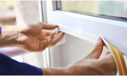 Inofix Αεροστόπ Λάστιχο Πόρτας σε Καφέ Χρώμα 6mx0.7cm