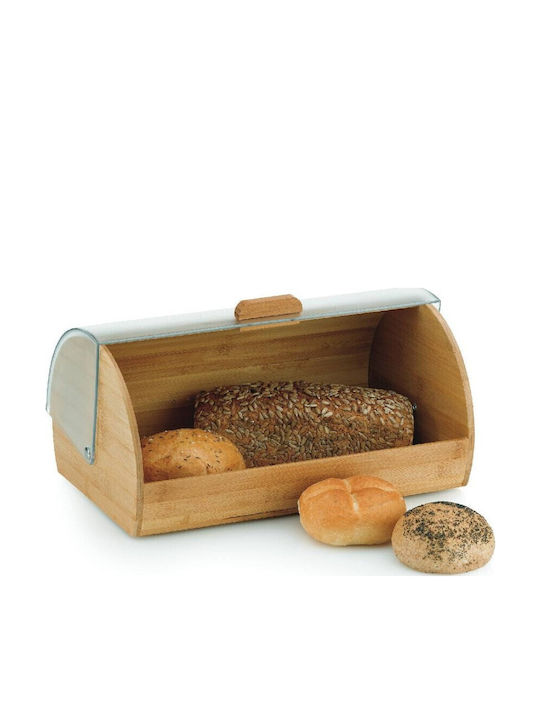 Kela Bread Box made of Bamboo White 39x25x19cm