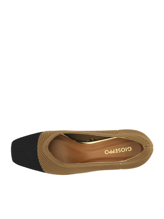 Pumps mit mittelhohem Absatz Tabac Braun