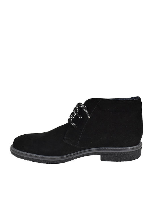 Wildleder Schwarz Herrenstiefel