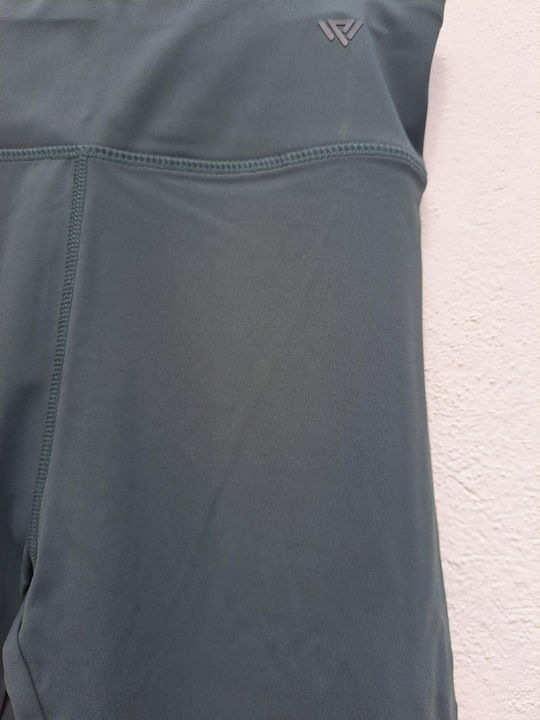 Training Women's Cropped Firming Leggings Dark Green