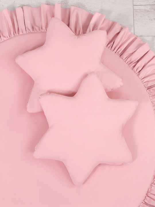 2-Piece Kids Throw Pillow Set Dirty Pink