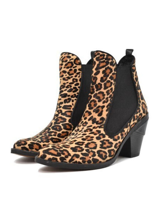 Stiefeletten Damen Braun