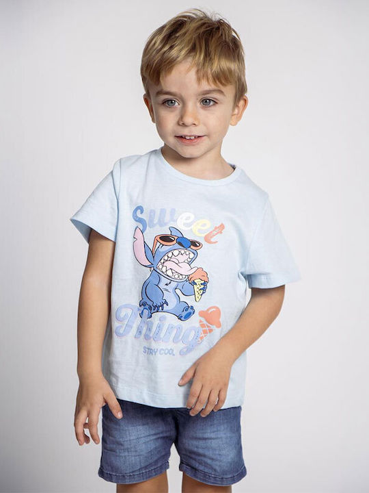 Kids Top Light Blue Disney Stitch