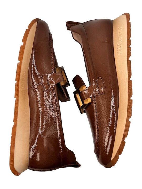 Γυναικεία Loafers σε Καφέ Χρώμα