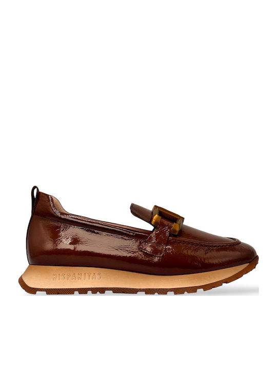 Γυναικεία Loafers σε Καφέ Χρώμα