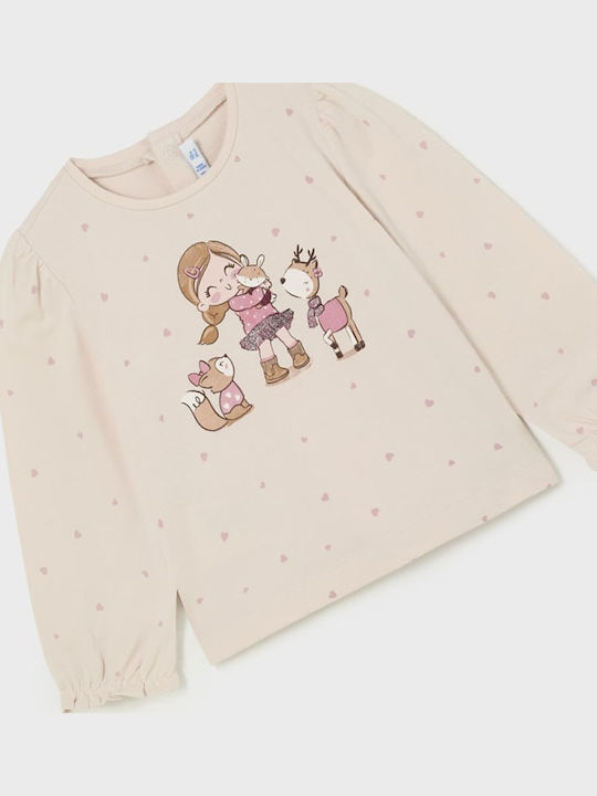 Kids' Shirt Long Sleeve Beige