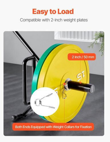 Vevor Trap Bar Olympic Type Φ50mm 143cm Length without Collar