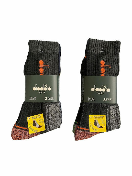 Diadora Logo Спортни Чорапи Черни 3 чифта