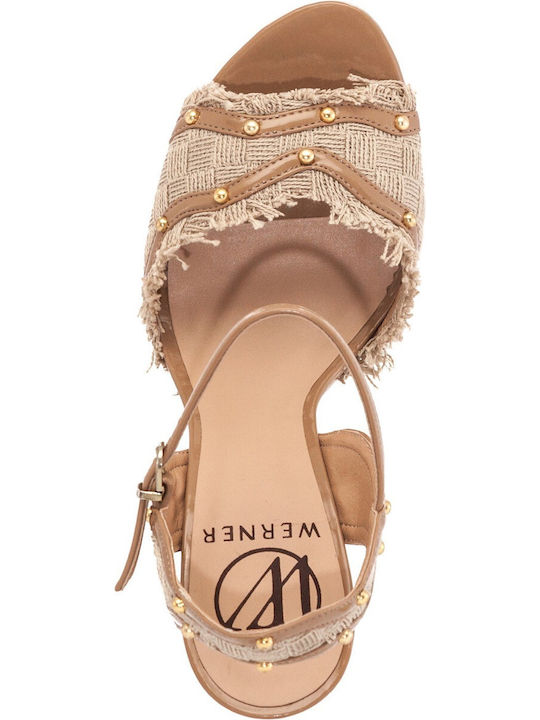 Sandalen Beige
