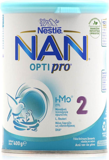 Nestle Milk Powder Nan Optipro 2 for 6m++ Months 400gr
