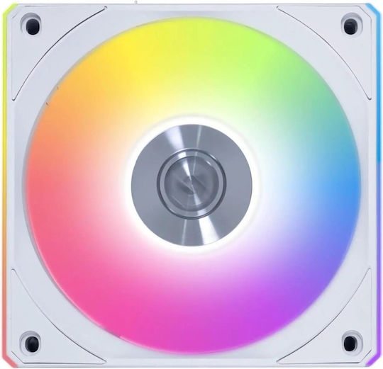 Uni Fan Cl Wireless Обратен Перка Вентилатор за Кутия 120мм с RGB Осветление Бял
