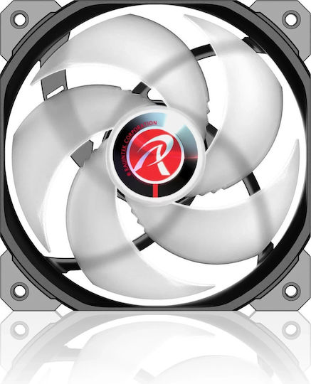 Raijintek Ageras 12 Case Fan 120mm (2200rpm / 67.38cfm) με RGB Φωτισμό και Σύνδεση 4-Pin PWM 3τμχ