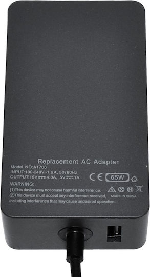Power Supply Replacement Microsoft Laptops Compatible Surface Pro 3 4 5 6 7 Models 15v 4a 65w
