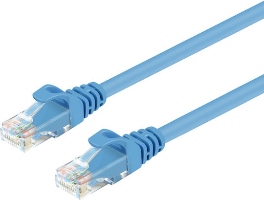 Unitek U/UTP Cat.6 (Gigabit) Καλώδιο Δικτύου Ethernet 20m Μπλε