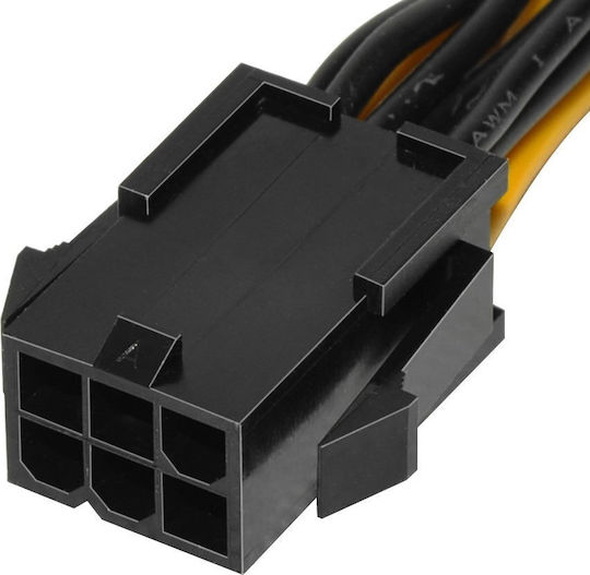 Makki Cable Makki-cable-pcie6-to-2x8 From Pcie 6pin Female To 2x Pcie 8pin Male 24cm Suitable Cryptocurrency Mining