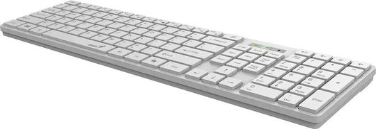 Genius SlimStar 126 Nur Tastatur Englisch US Weiß
