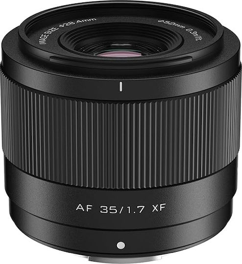 Viltrox Crop Фотообектив AF 35mm f/1.7 XF Фиксиран за Фуджифилм Икс Монтаж Черен