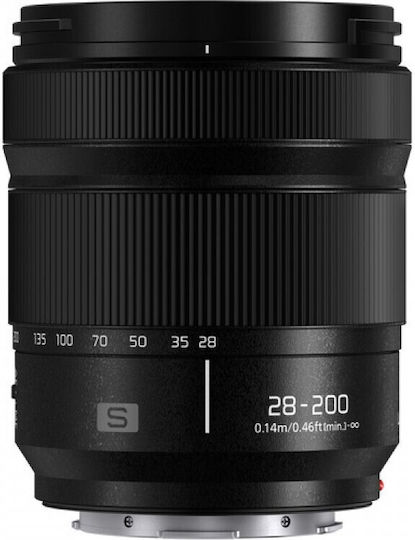Panasonic Φωτογραφικός Φακός Lumix S 28-200mm F/4-7.1 Macro Μαύρος