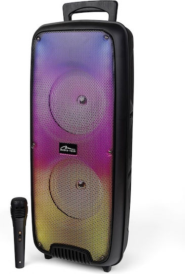 Media-Tech Boxă Karaoke cu Microfon Cu Fir și Efecte de Iluminare Flamezilla MT3178 Negru