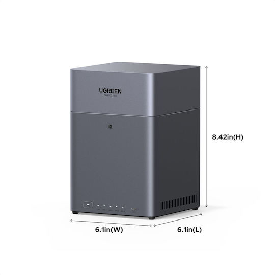 Ugreen DH4300 Plus NAS Tower με 4 θέσεις για HDD