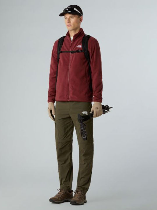Men's Fleece Cardigan Sumac